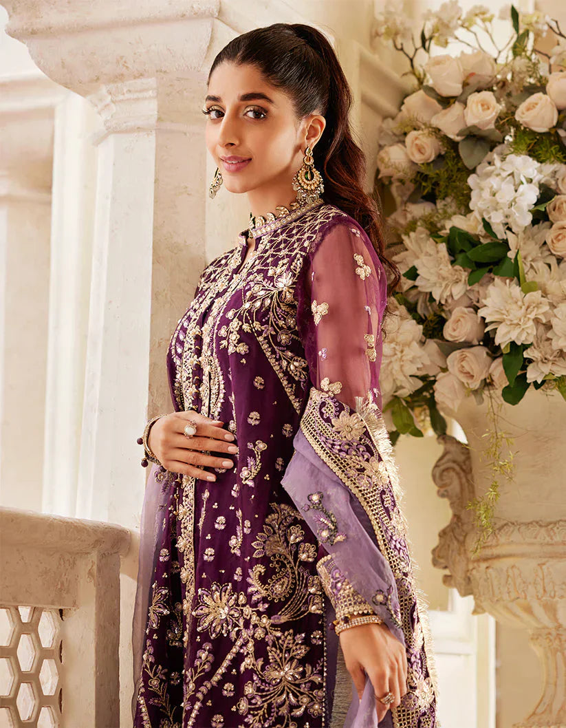 SIFA Sajli Festive Formal Embroidered 3Pc Suit S04 - INARA - House Of Hania