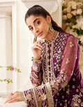 SIFA Sajli Festive Formal Embroidered 3Pc Suit S04 - INARA - House Of Hania