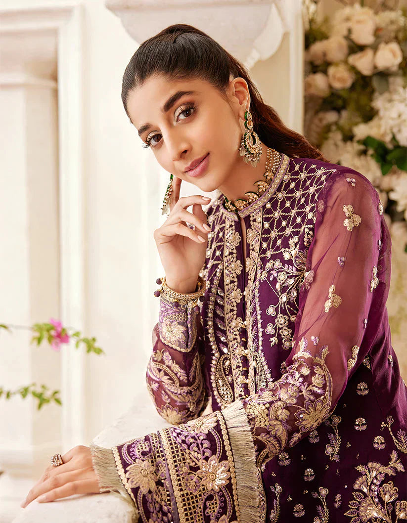 SIFA Sajli Festive Formal Embroidered 3Pc Suit S04 - INARA - House Of Hania