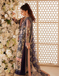 SIFA Sajli Festive Formal Embroidered 3Pc Suit S05 - BLUE JADE - House Of Hania