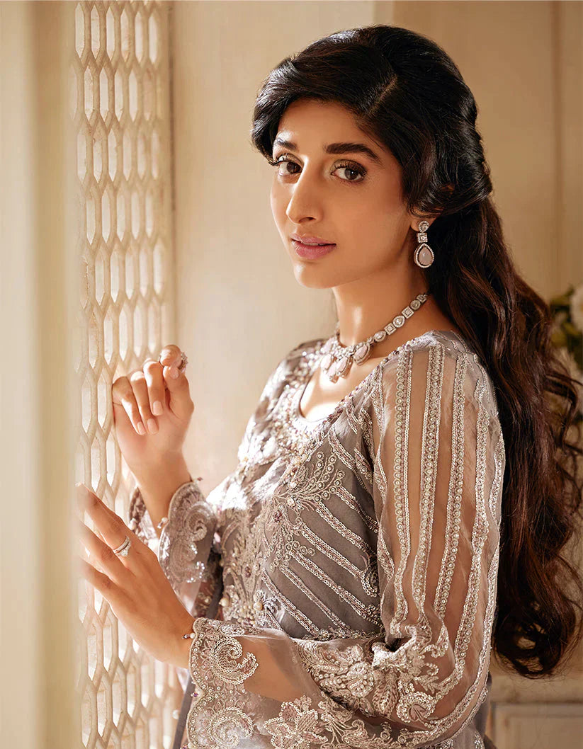 SIFA Sajli Festive Formal Embroidered 3Pc Suit S06 - MERAKI - House Of Hania