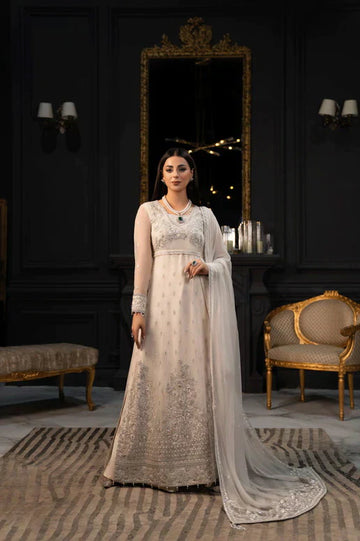SIFA Valentino Embroidered Chiffon 3 Piece Suit - Amelie - House Of Hania