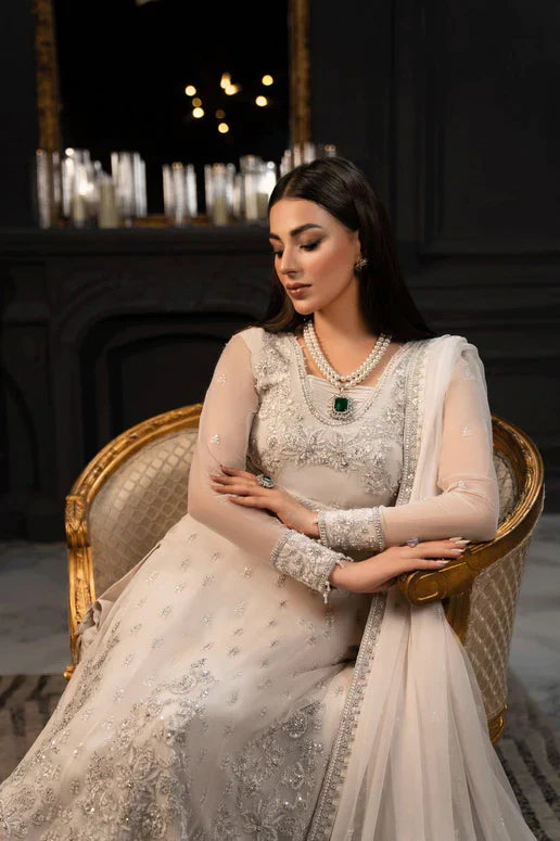 SIFA Valentino Embroidered Chiffon 3 Piece Suit - Amelie - House Of Hania