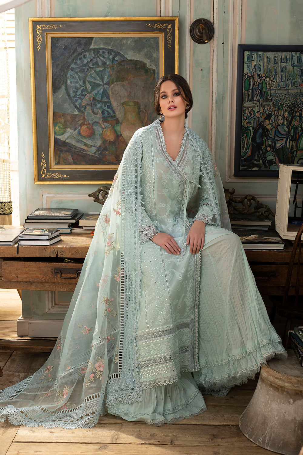 SOBIA NAZIR DESIGN 11B LUXURY LAWN 2023 - House Of Hania