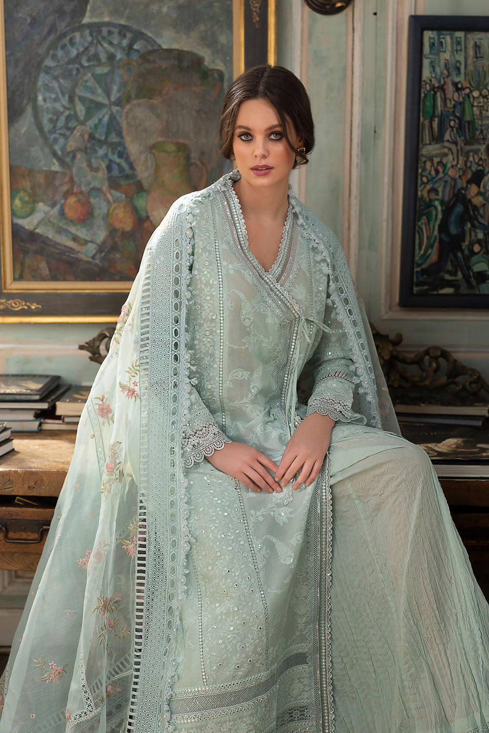 SOBIA NAZIR DESIGN 11B LUXURY LAWN 2023 - House Of Hania