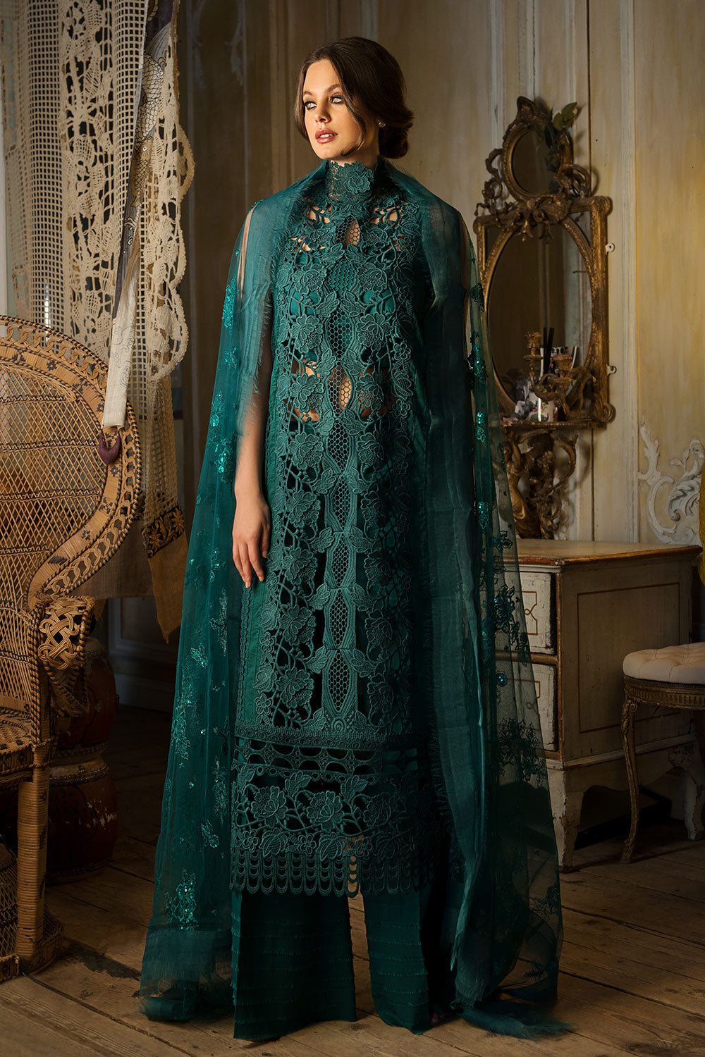 SOBIA NAZIR DESIGN 13B LUXURY LAWN 2023 - House Of Hania