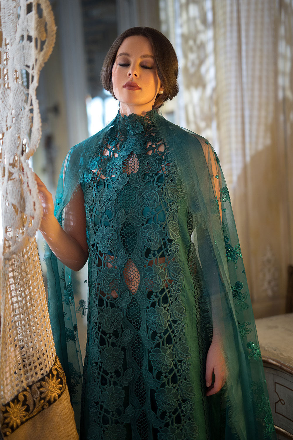 SOBIA NAZIR DESIGN 13B LUXURY LAWN 2023 - House Of Hania