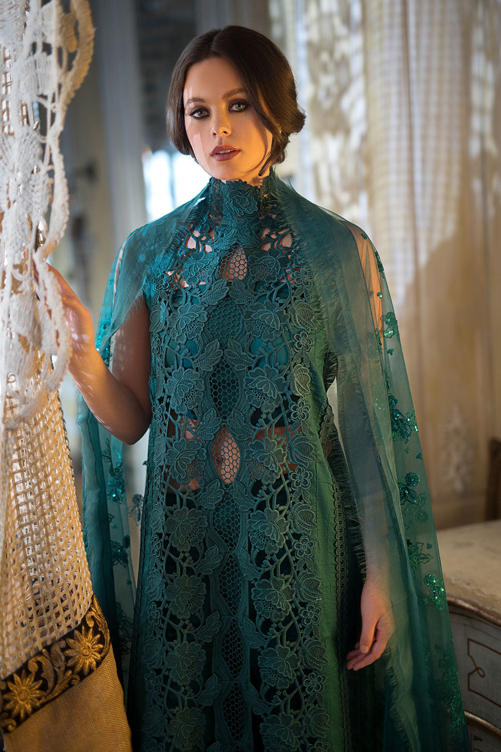 SOBIA NAZIR DESIGN 13B LUXURY LAWN 2023 - House Of Hania