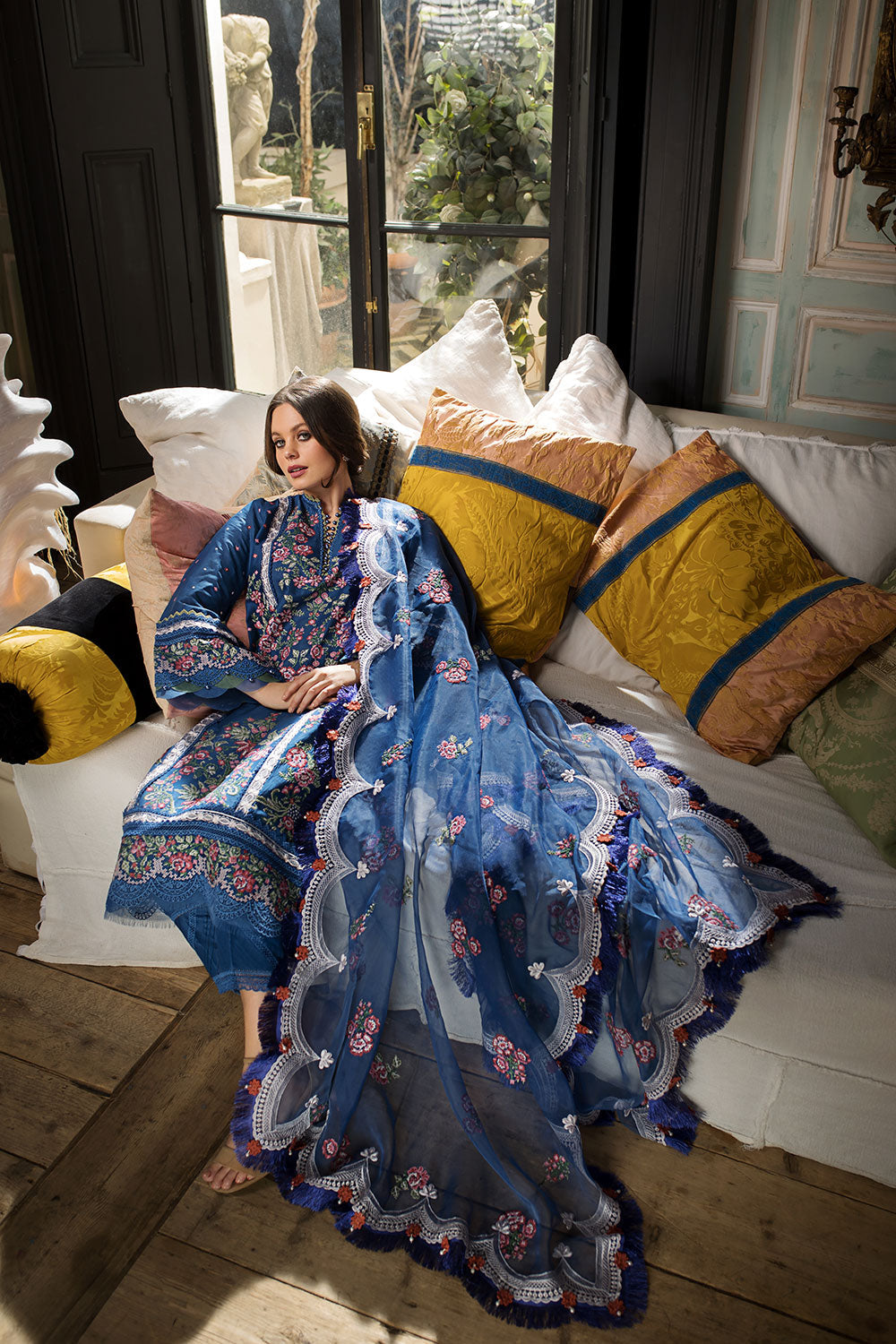 SOBIA NAZIR DESIGN 14A LUXURY LAWN 2023 - House Of Hania