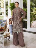 Saad Shaikh Ella Embroidered Luxury Chiffon 3Pc Suit DSG-05 - House Of Hania