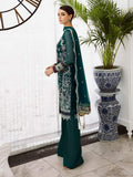 Saad Shaikh Ella Embroidered Luxury Chiffon 3Pc Suit DSG-06 - House Of Hania