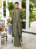 Saad Shaikh Ella Embroidered Luxury Chiffon 3Pc Suit DSG-08 - House Of Hania