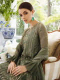 Saad Shaikh Ella Embroidered Luxury Chiffon 3Pc Suit DSG-08 - House Of Hania