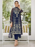 Saad Shaikh Ella Embroidered Luxury Chiffon 3Pc Suit DSG-10 - House Of Hania