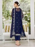 Saad Shaikh Ella Embroidered Luxury Chiffon 3Pc Suit DSG-10 - House Of Hania