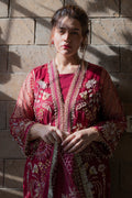 Saad Shaikh Fleurie Vol-02 Luxury Embroidered Net 3Pc Suit - Arya - House Of Hania