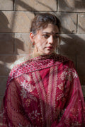 Saad Shaikh Fleurie Vol-02 Luxury Embroidered Net 3Pc Suit - Arya - House Of Hania