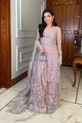 Saad Shaikh Fleurie Vol-02 Luxury Embroidered Net 3Pc Suit - Mariska - House Of Hania