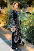 Saad Shaikh Fleurie Vol-02 Luxury Embroidered Raw Silk 3Pc Suit - Belle - House Of Hania