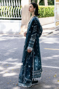 Saad Shaikh Fleurie Vol-02 Luxury Embroidered Raw Silk 3Pc Suit - Belle - House Of Hania