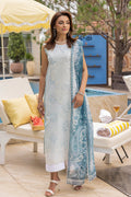 Saad Shaikh | Lawn 25 | Aqua - Fizzora - House Of Hania