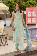 Saad Shaikh | Lawn 25 | See Green - Mintara - House Of Hania
