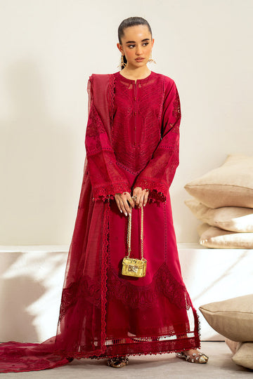 Saad Shaikh | Luxe Eid Lawn 24 | Blush - House Of Hania