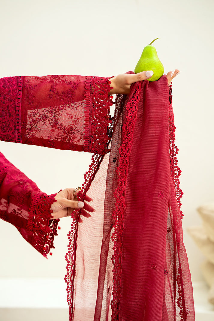 Saad Shaikh | Luxe Eid Lawn 24 | Blush - House Of Hania