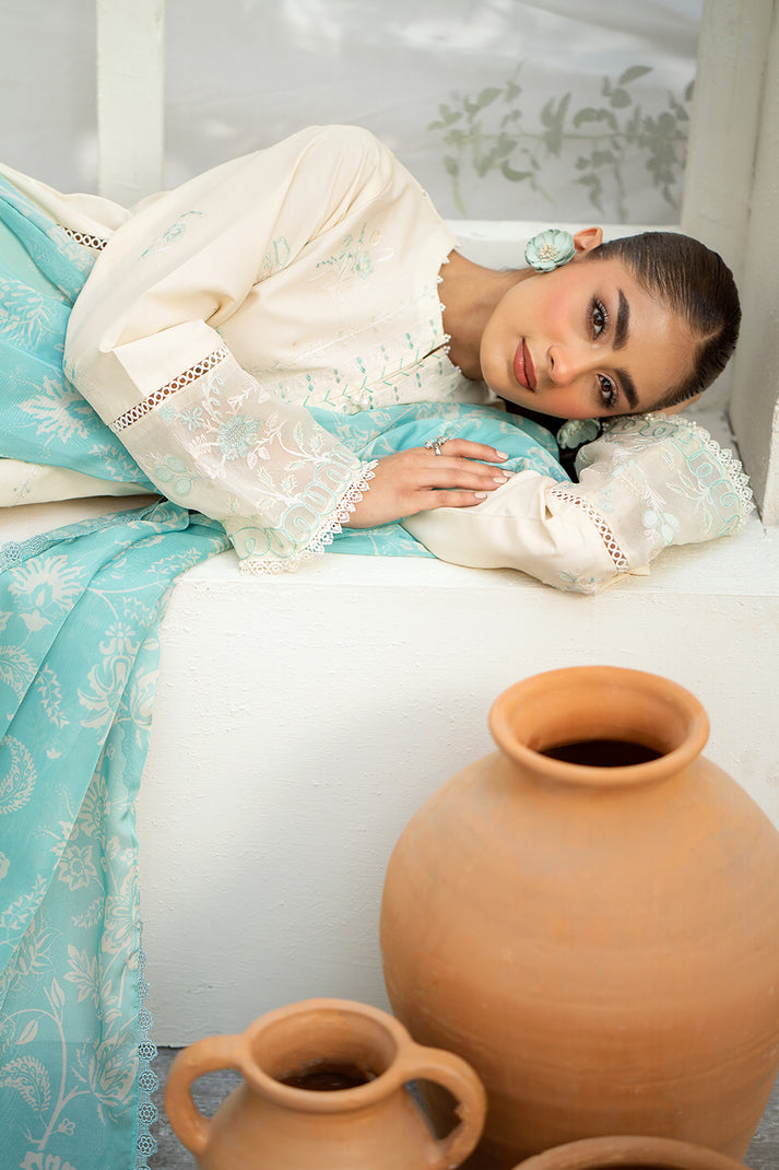 Saad Shaikh | Luxe Eid Lawn 24 | Zuruj - House Of Hania