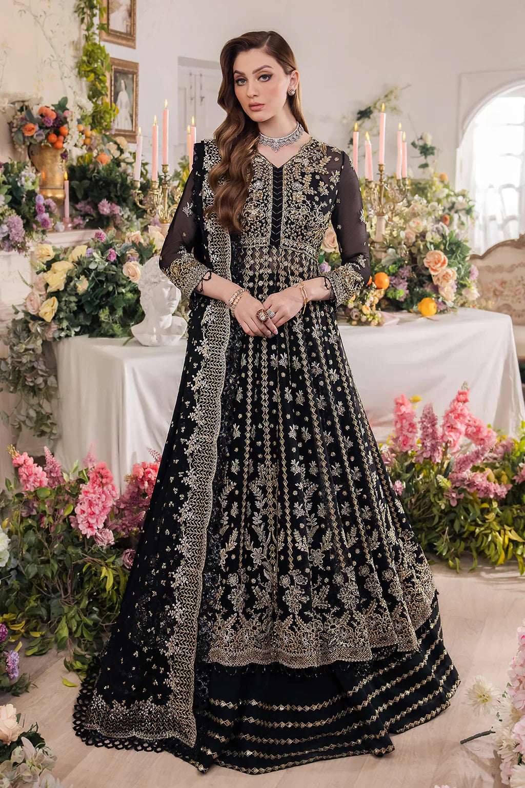 Saad Shaikh | Panache Luxury Chiffon 24 | Rayam - House Of Hania