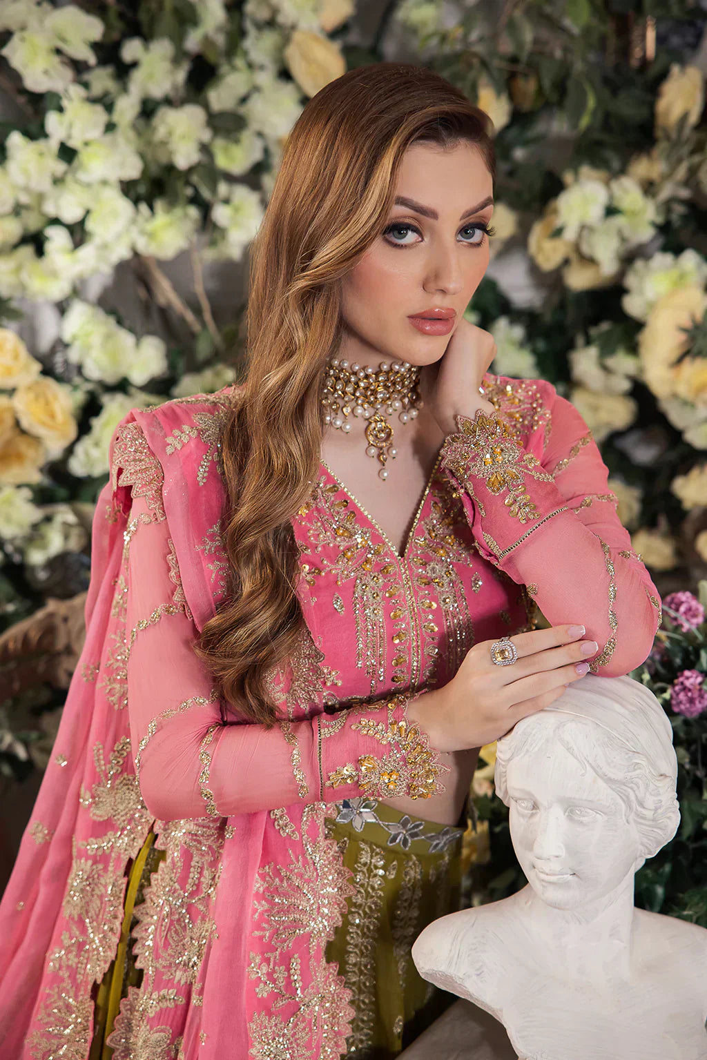 Saad Shaikh | Panache Luxury Chiffon 24 | Taskheer - House Of Hania