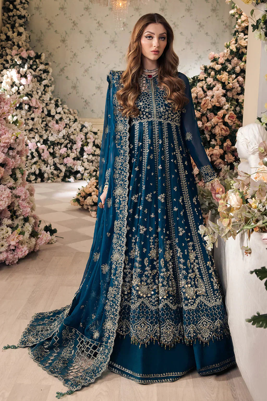 Saad Shaikh | Panache Luxury Chiffon 24 | Yumna - House Of Hania