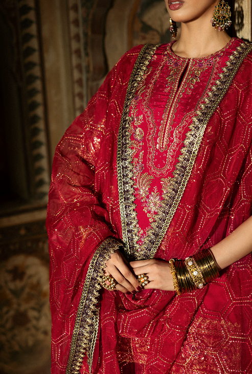 Saad Shaikh | Singhar Premium Silk 25 | GULRUKH - House Of Hania