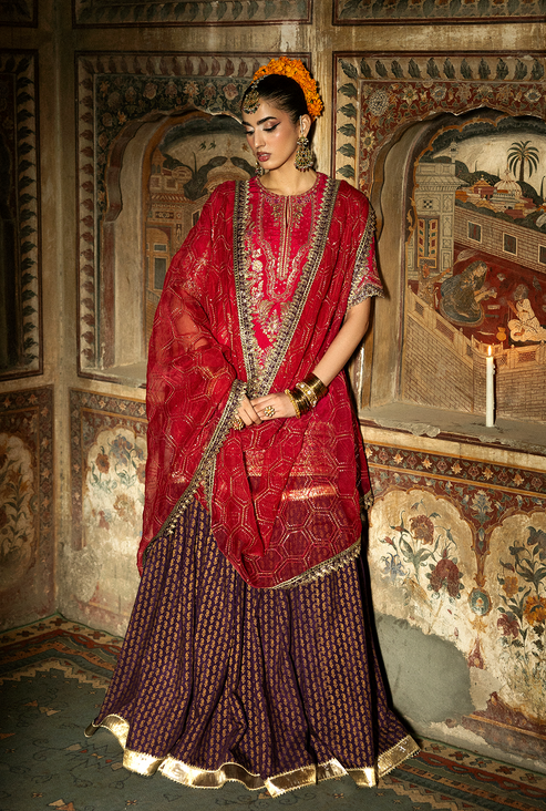 Saad Shaikh | Singhar Premium Silk 25 | GULRUKH - House Of Hania
