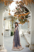 Sable Vogue Embroidered Velvet 3 Piece Suit FC-05-23 - House Of Hania