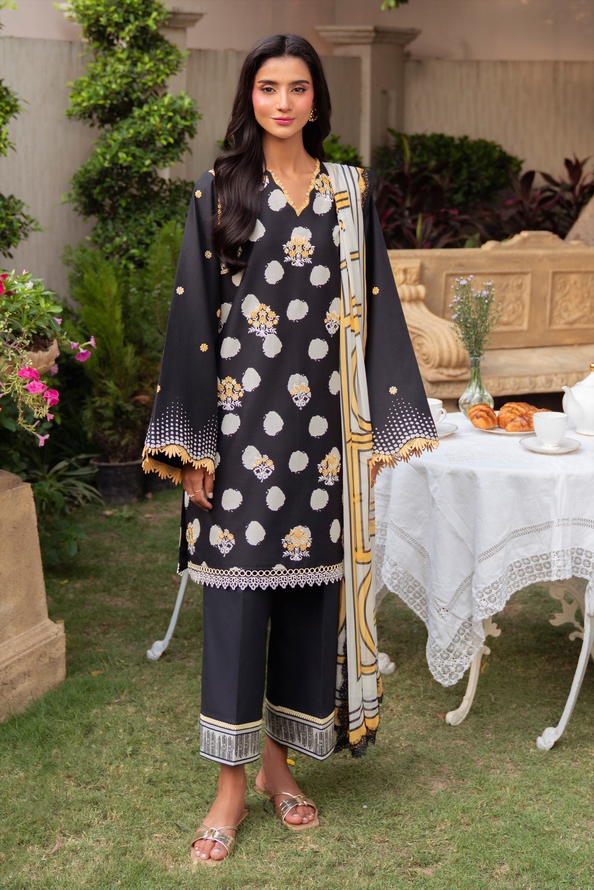 Sable Vogue | Lila Lawn 25 | SAL-03-25 - House Of Hania