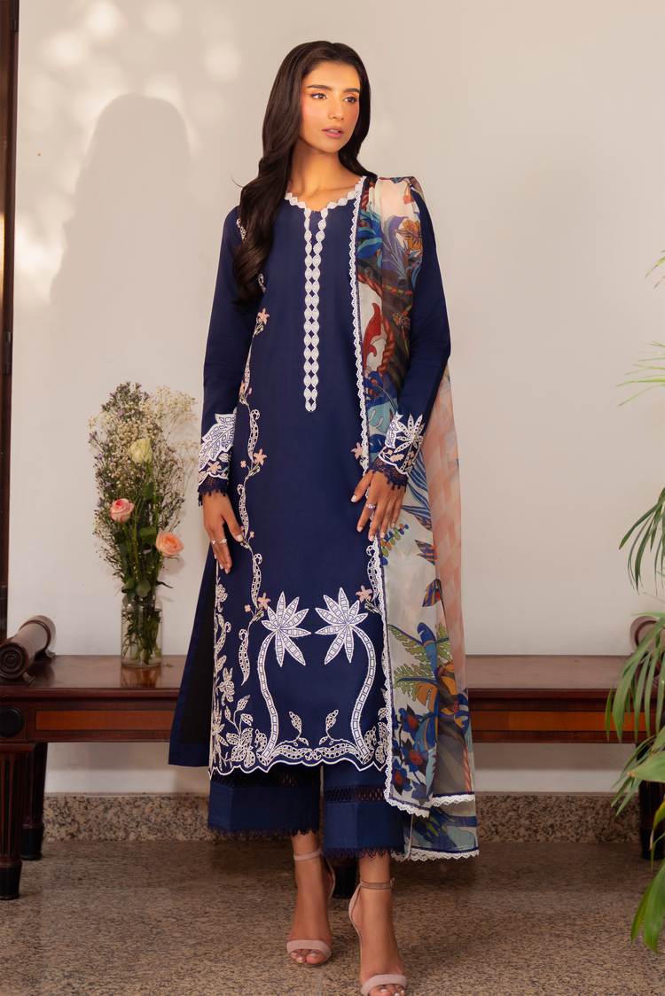 Sable Vogue | Lila Lawn 25 | SAL-07-25 - House Of Hania