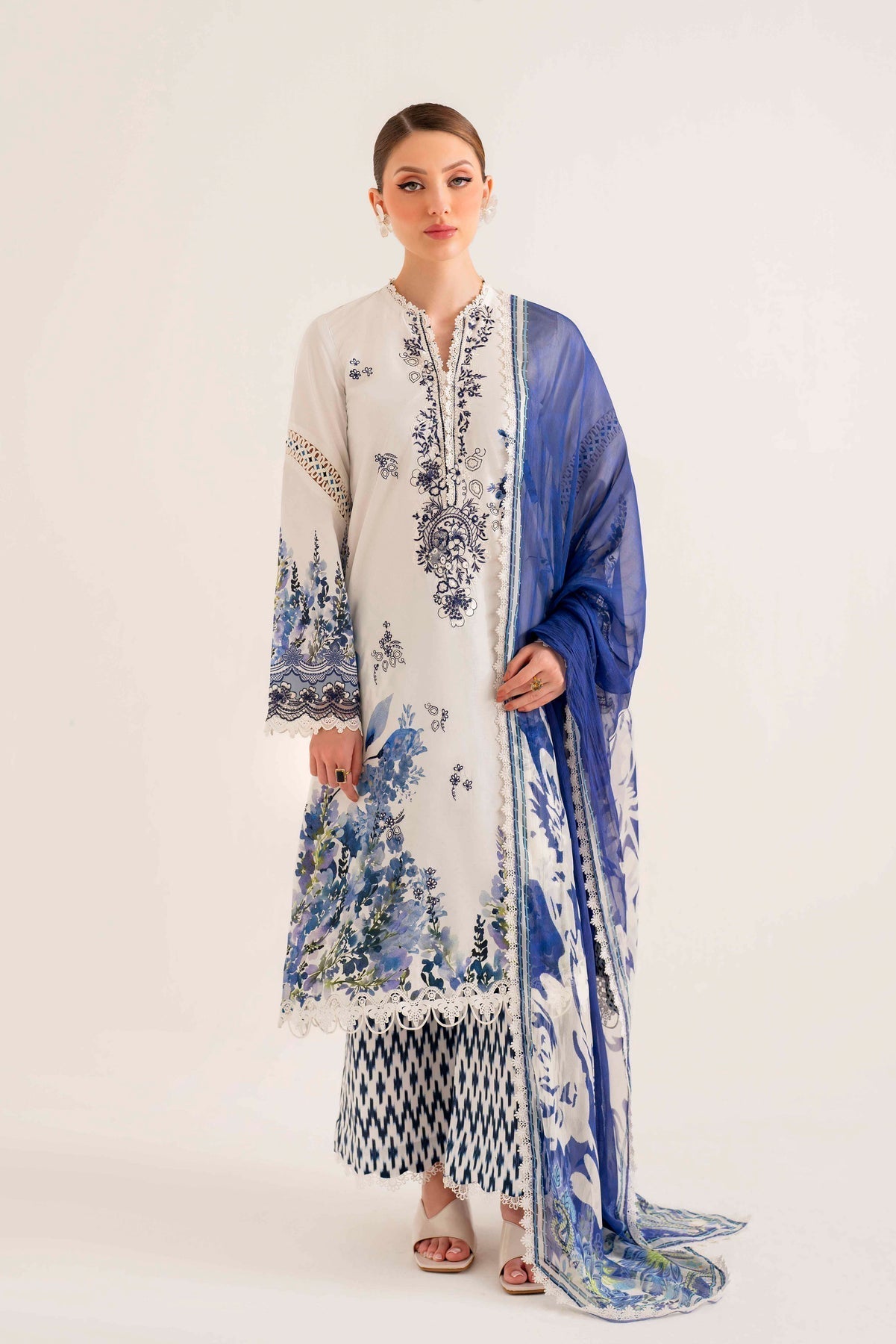 Sable Vogue | Lila Summer Lawn 24 | SAL-08-24 - House Of Hania