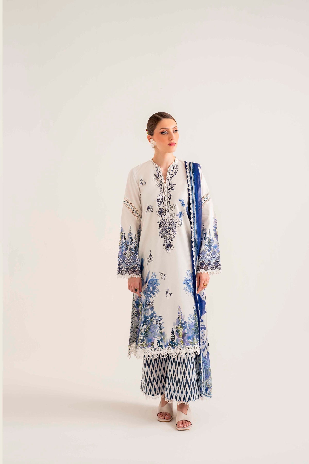 Sable Vogue | Lila Summer Lawn 24 | SAL-08-24 - House Of Hania
