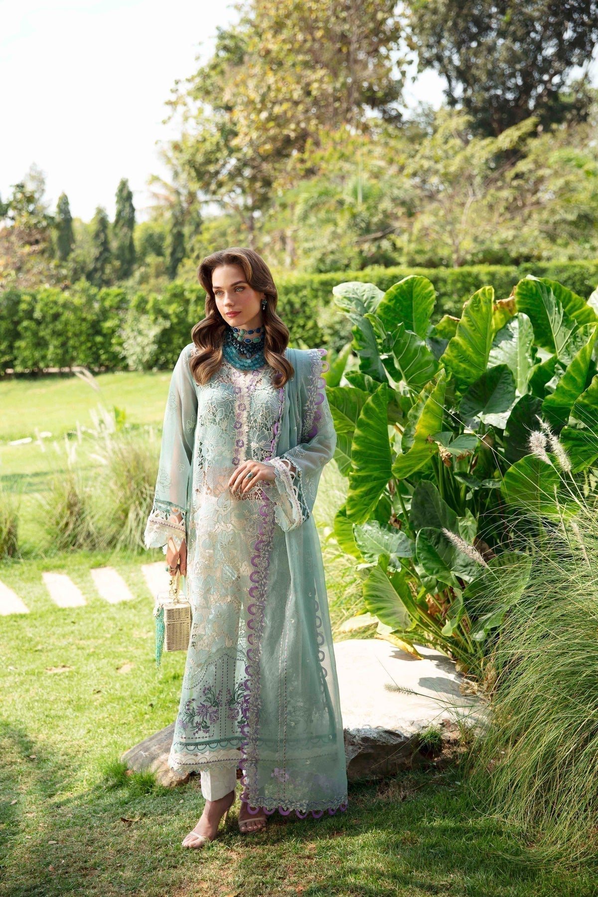Sable Vogue | Luxury Lawn 24 | Afroz - House Of Hania