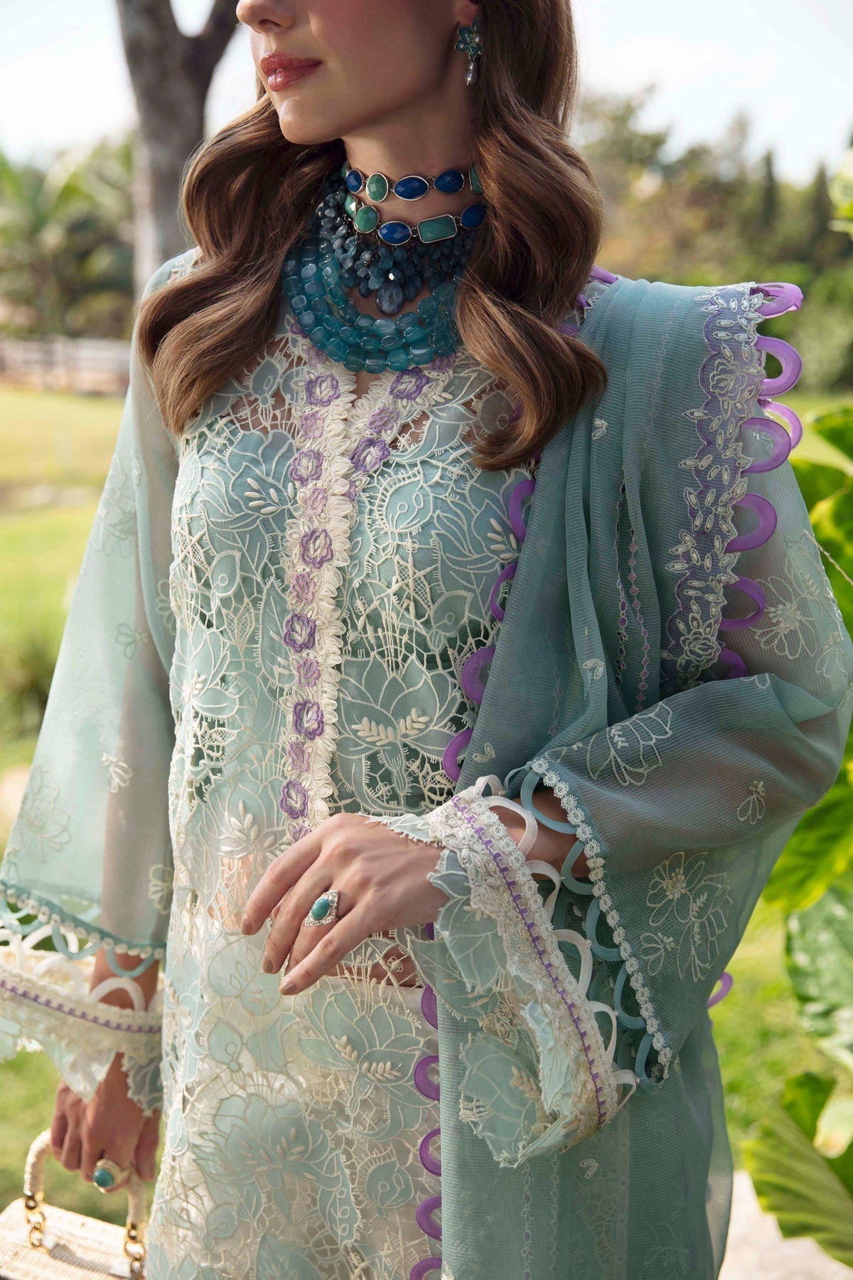 Sable Vogue | Luxury Lawn 24 | Afroz - House Of Hania