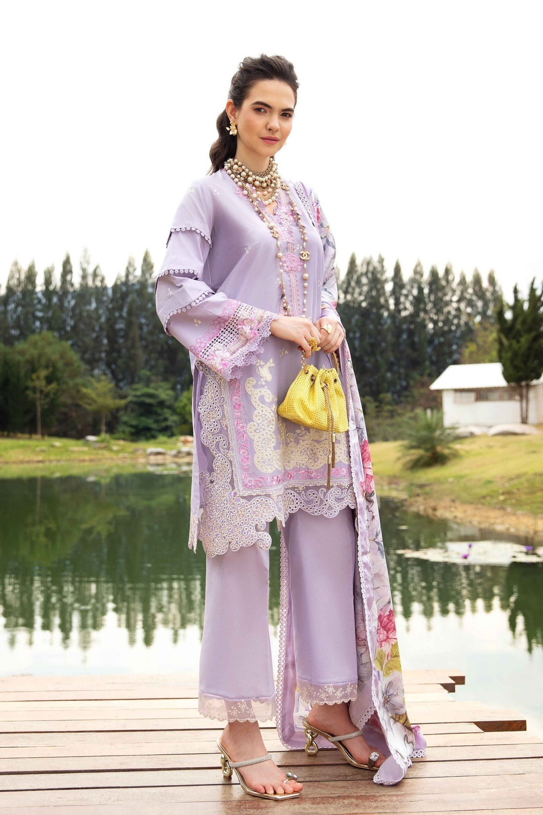 Sable Vogue | Luxury Lawn 24 | Aster - House Of Hania