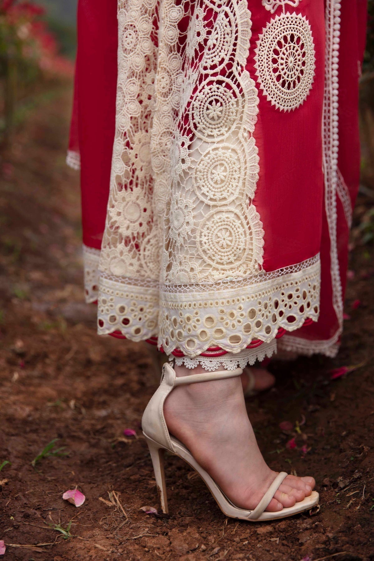 Sable Vogue | Luxury Lawn 24 | Carnelian - House Of Hania