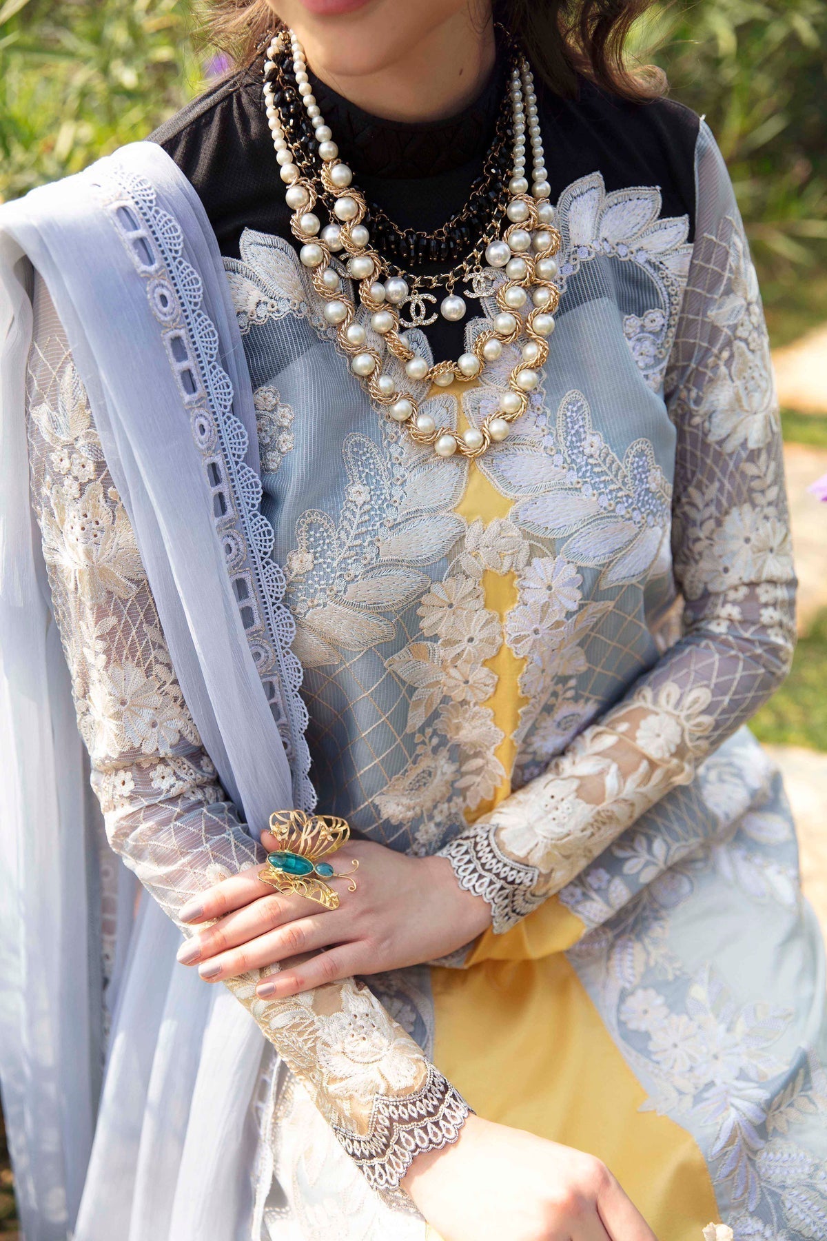 Sable Vogue | Luxury Lawn 24 | Leena - House Of Hania