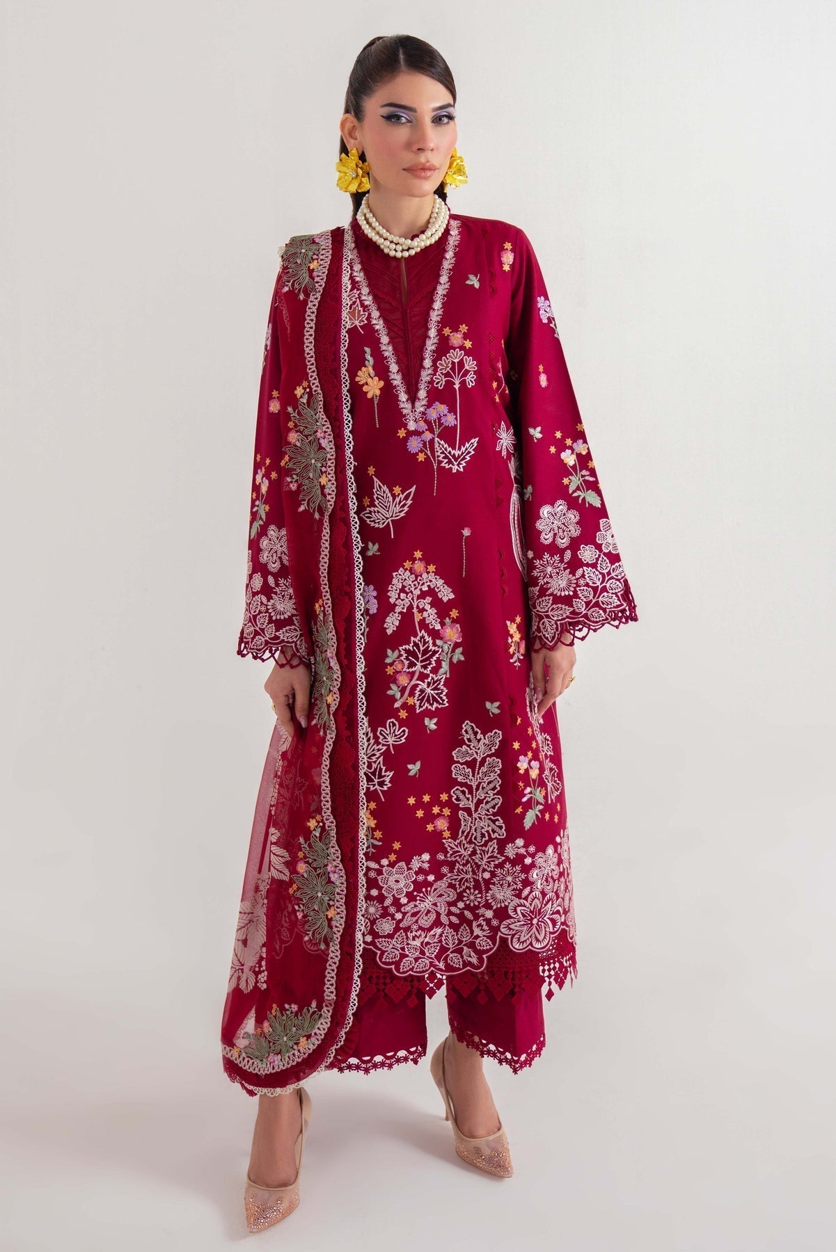 Sable Vogue | Luxury Lawn 25 | SL-08-25-V2 - House Of Hania