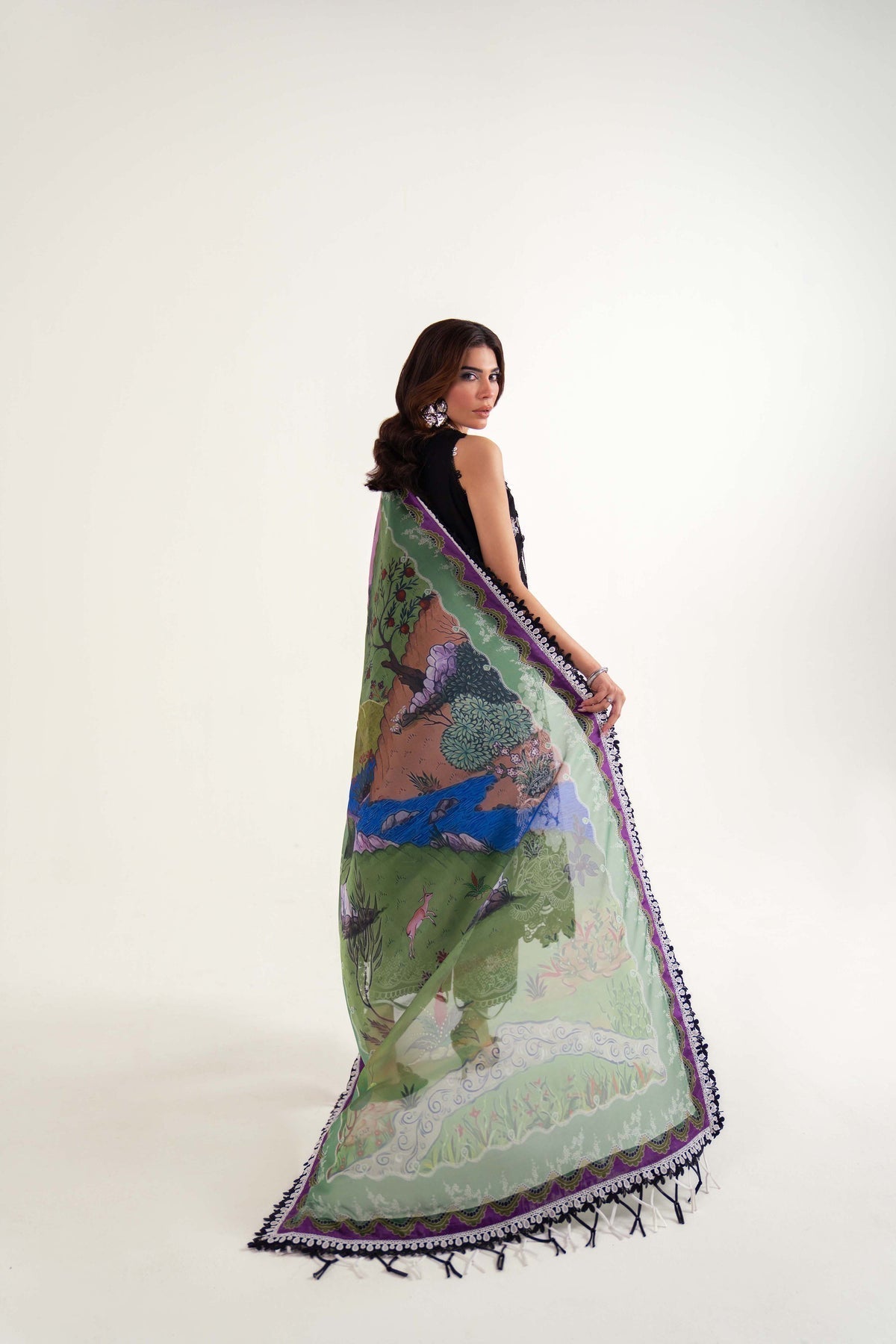 Sable Vogue | Luxury Lawn 25 | SL-10-25-V2 - House Of Hania