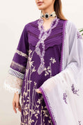 Sable Vogue | Shiree Lawn 24 | Plum Orchid - House Of Hania