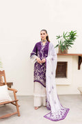 Sable Vogue | Shiree Lawn 24 | Plum Orchid - House Of Hania