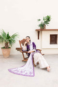 Sable Vogue | Shiree Lawn 24 | Plum Orchid - House Of Hania