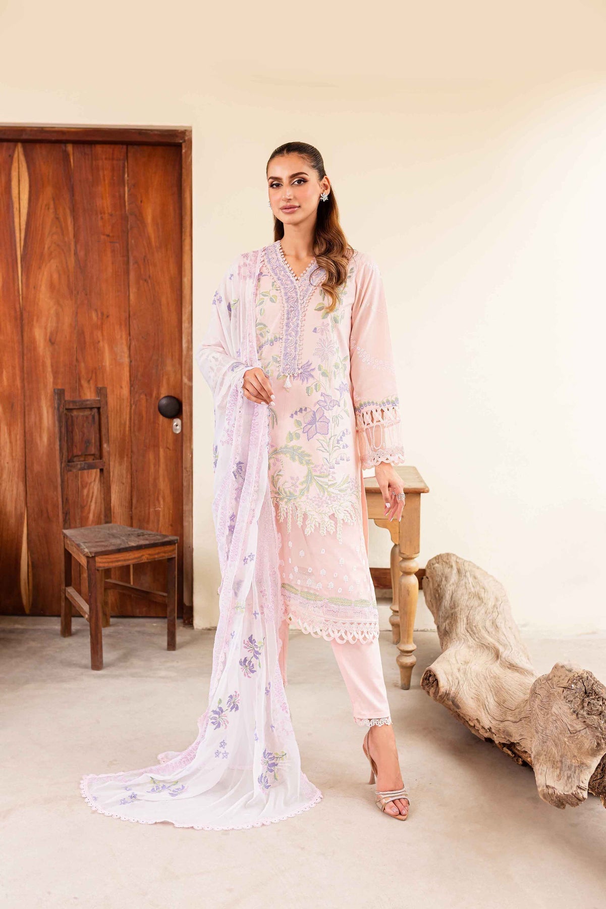Sable Vogue | Shiree Lawn 24 | Rose Garden - House Of Hania